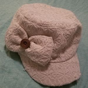 Lacy hat with bow